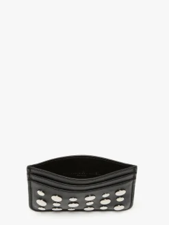Porte-cartes Domino leather et studs SONIA RYKIEL