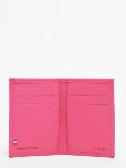 Porte-cartes Madras cuir ETRIER