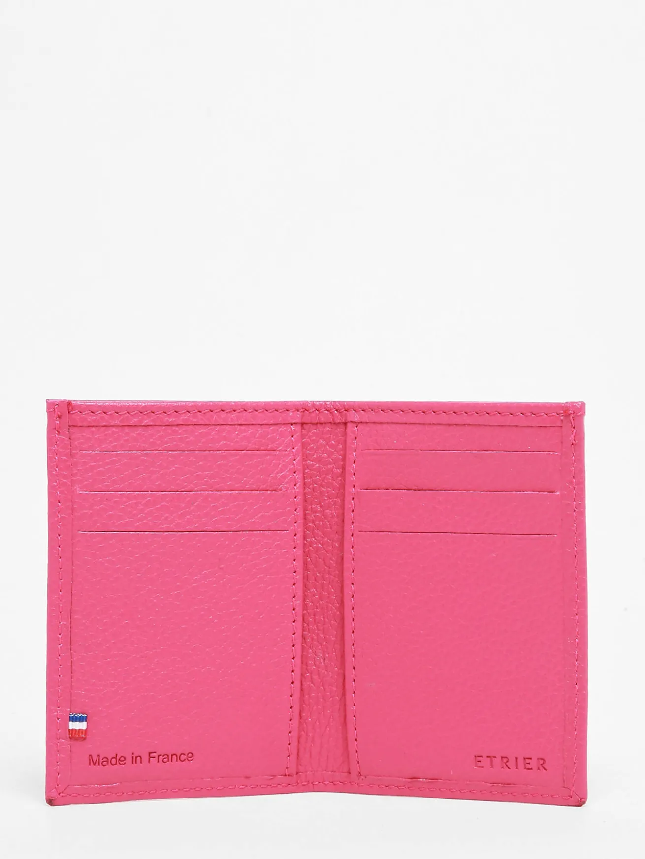 Porte-cartes Madras cuir ETRIER