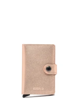 Porte-cartes Metallic cuir SECRID