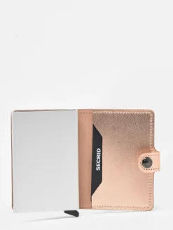 Porte-cartes Metallic cuir SECRID