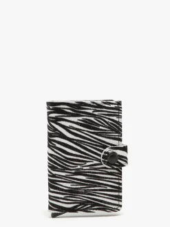 Porte-cartes Mini Zébra cuir SECRID