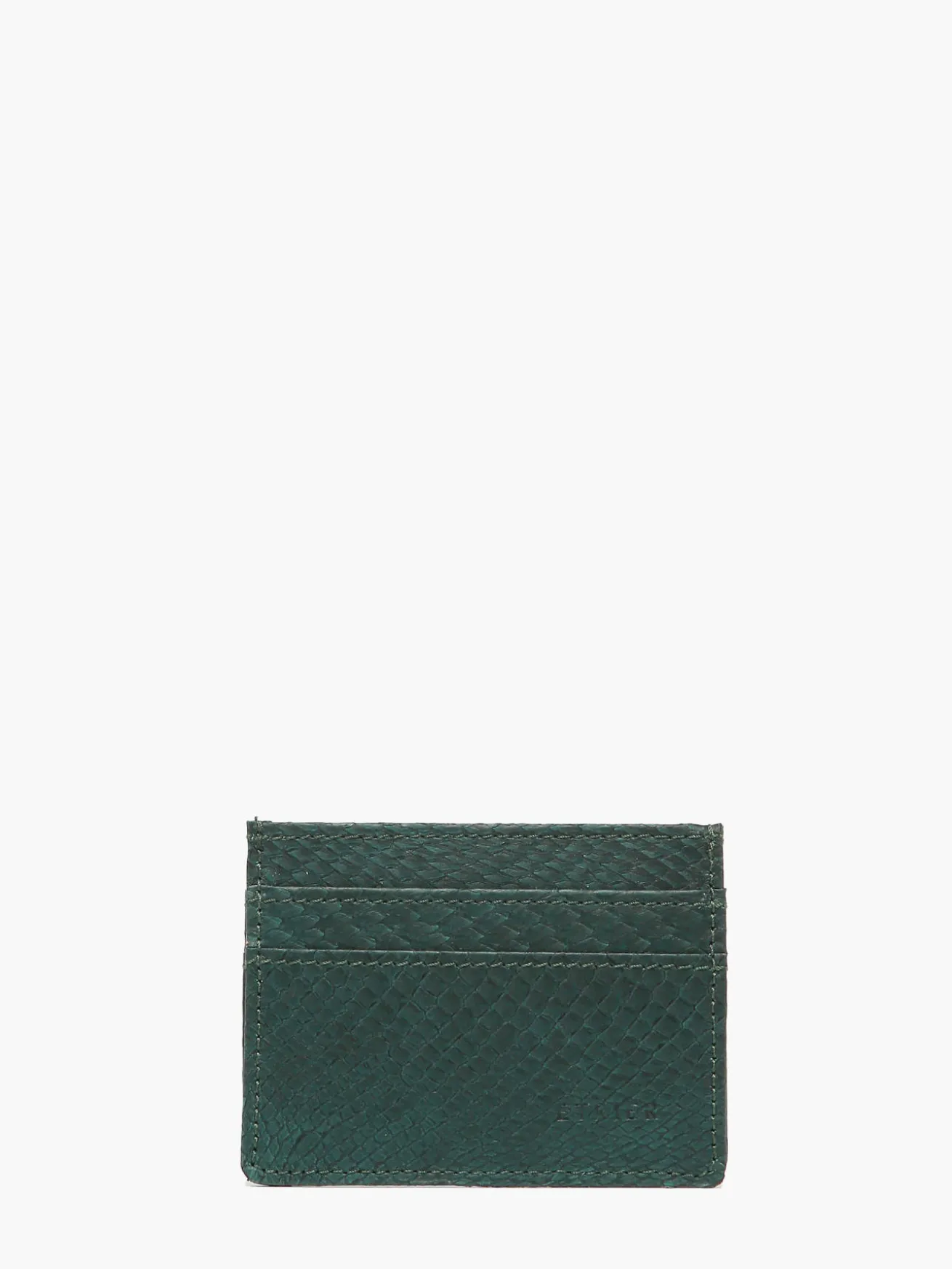 Porte-cartes Sous L'Eau cuir de saumon ETRIER