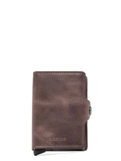 Porte-cartes Twin 2 compartiments cuir SECRID