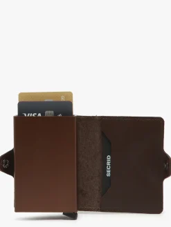 Porte-cartes Twin Original 2 compartiments cuir SECRID