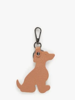 Porte-clefs Chien cuir MILANO