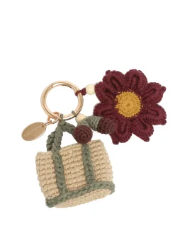 Porte-clefs Fleur laine VANESSA BRUNO