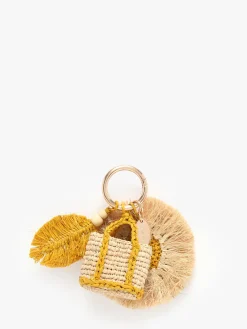 Porte-clefs Soleil raphia VANESSA BRUNO
