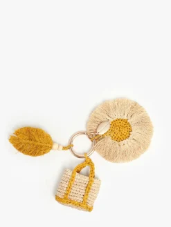 Porte-clefs Soleil raphia VANESSA BRUNO
