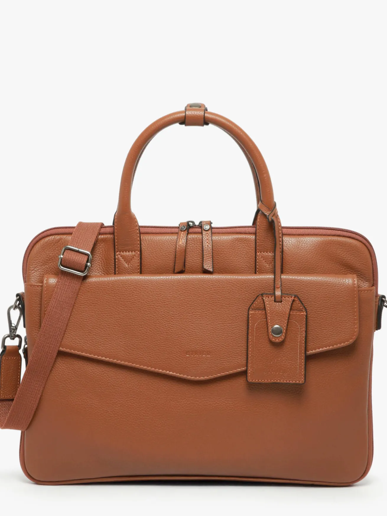 Porte-documents Flandres cuir 1 compartiment + PC 15'' ETRIER