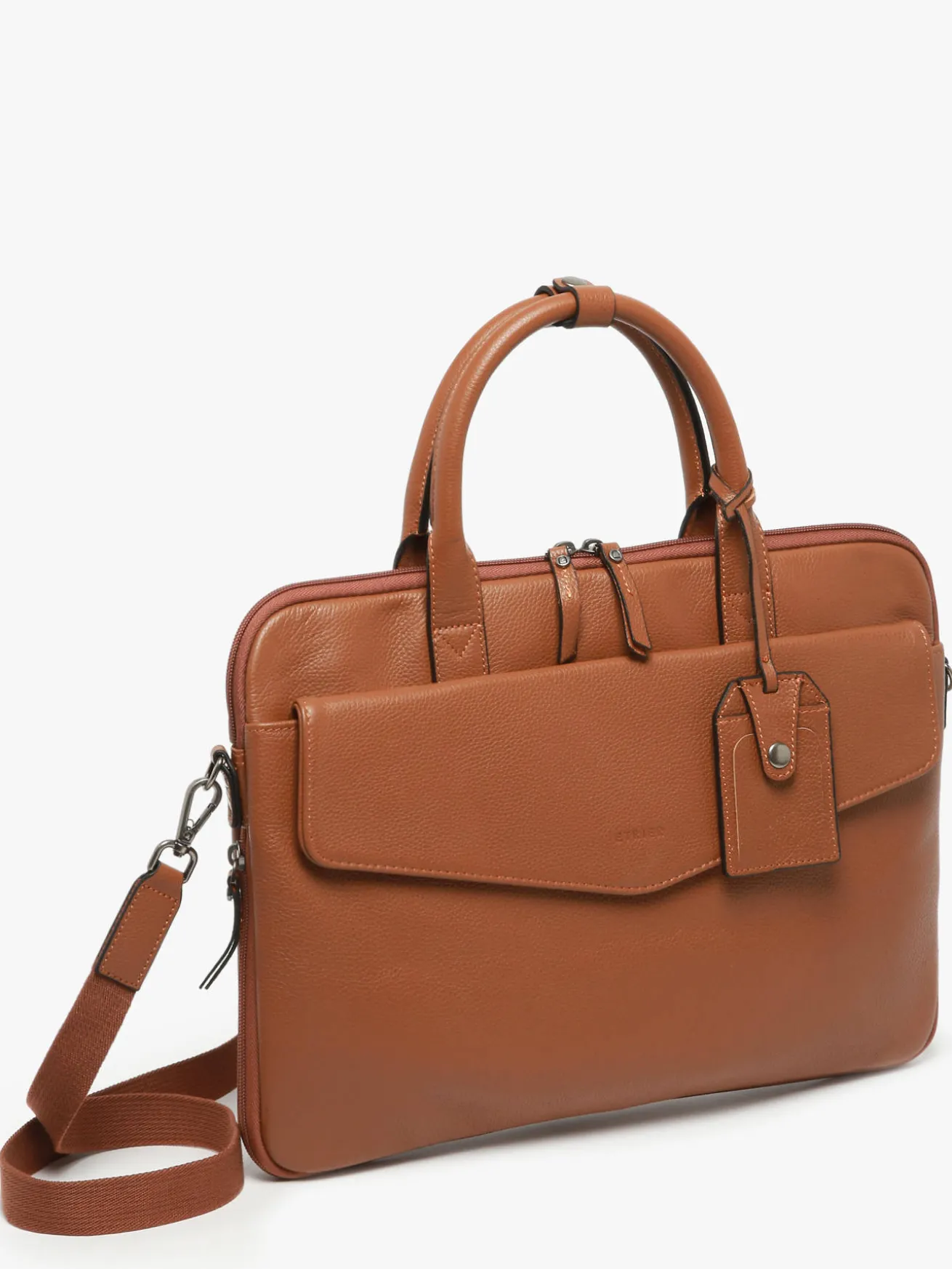 Porte-documents Flandres cuir 1 compartiment + PC 15'' ETRIER
