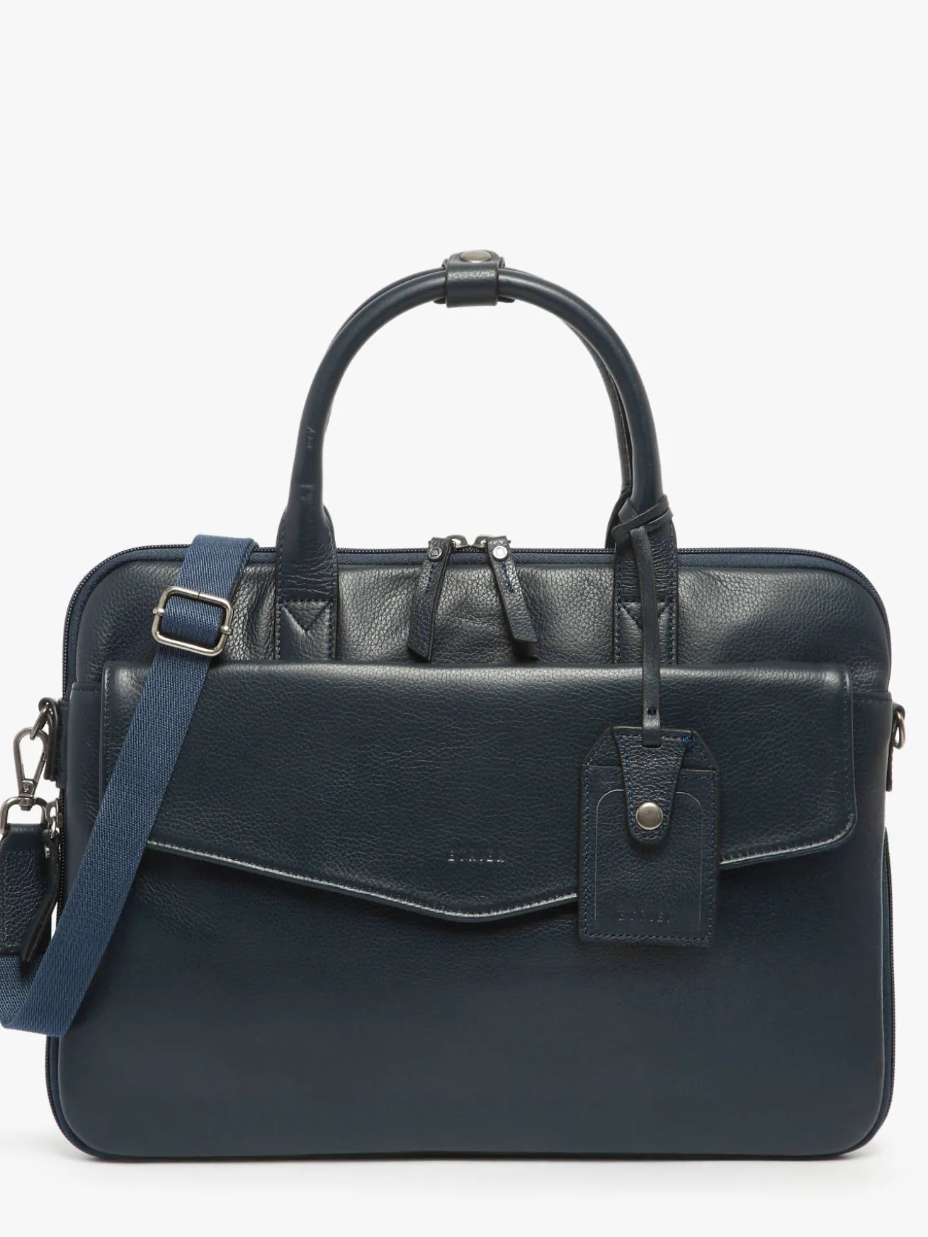 Porte-documents Flandres cuir 1 compartiment + PC 15'' ETRIER