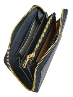 Portefeuille Caviar cuir CRINKLES