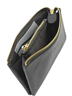 Portefeuille Caviar cuir CRINKLES