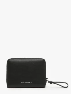 Portefeuille compact K/Circle cuir KARL LAGERFELD