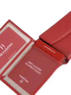 Portefeuille cuir HEXAGONA