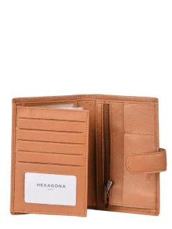 Portefeuille cuir HEXAGONA