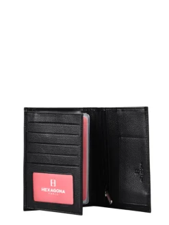 Portefeuille cuir HEXAGONA