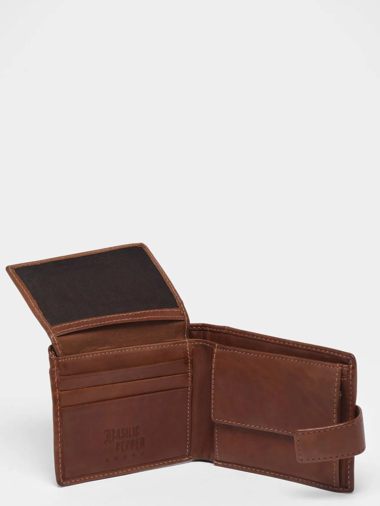 PORTEFEUILLE PORTE MONNAIE cuir BASILIC PEPPER