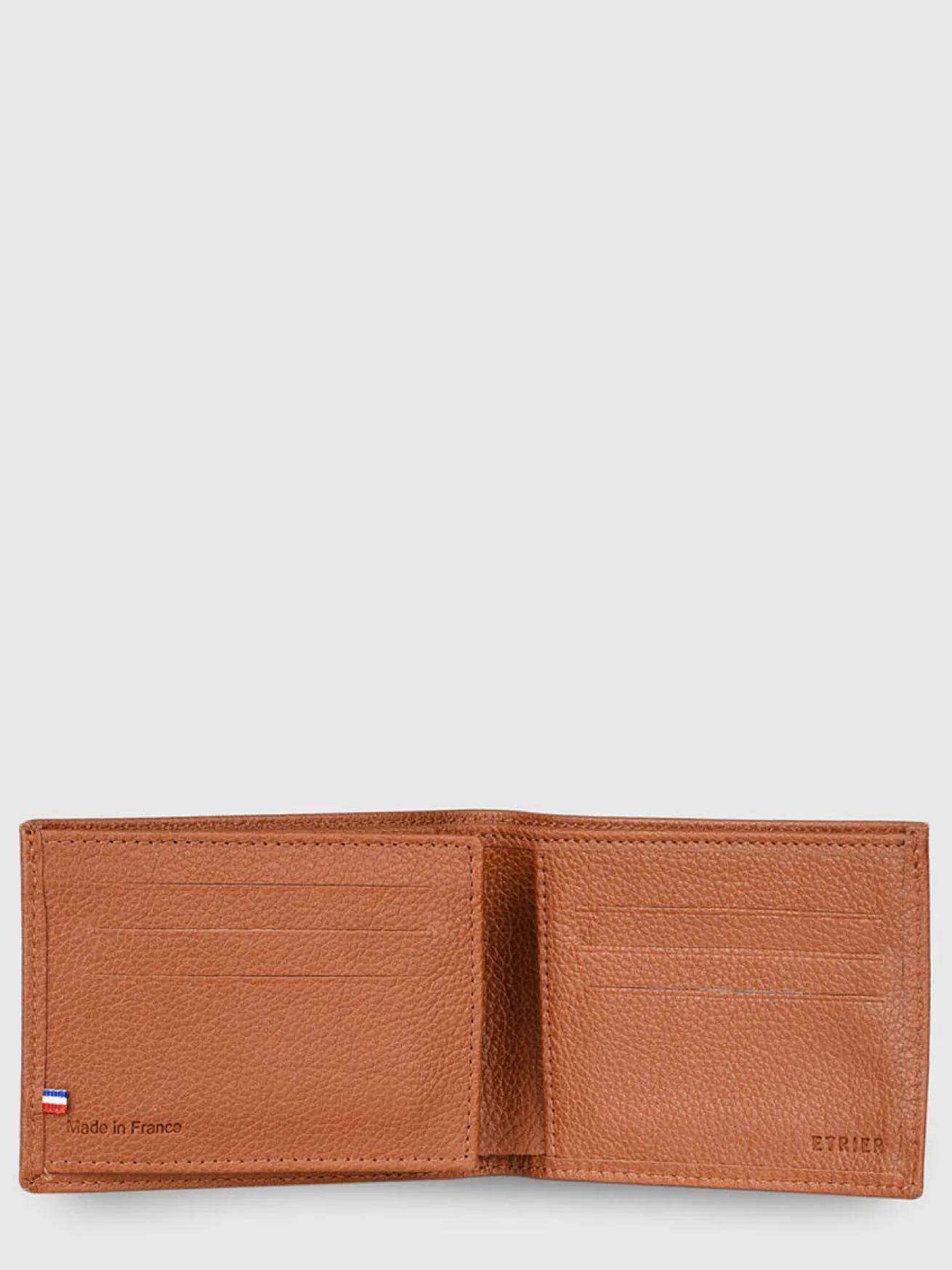 Portefeuille porte-cartes Madras cuir ETRIER