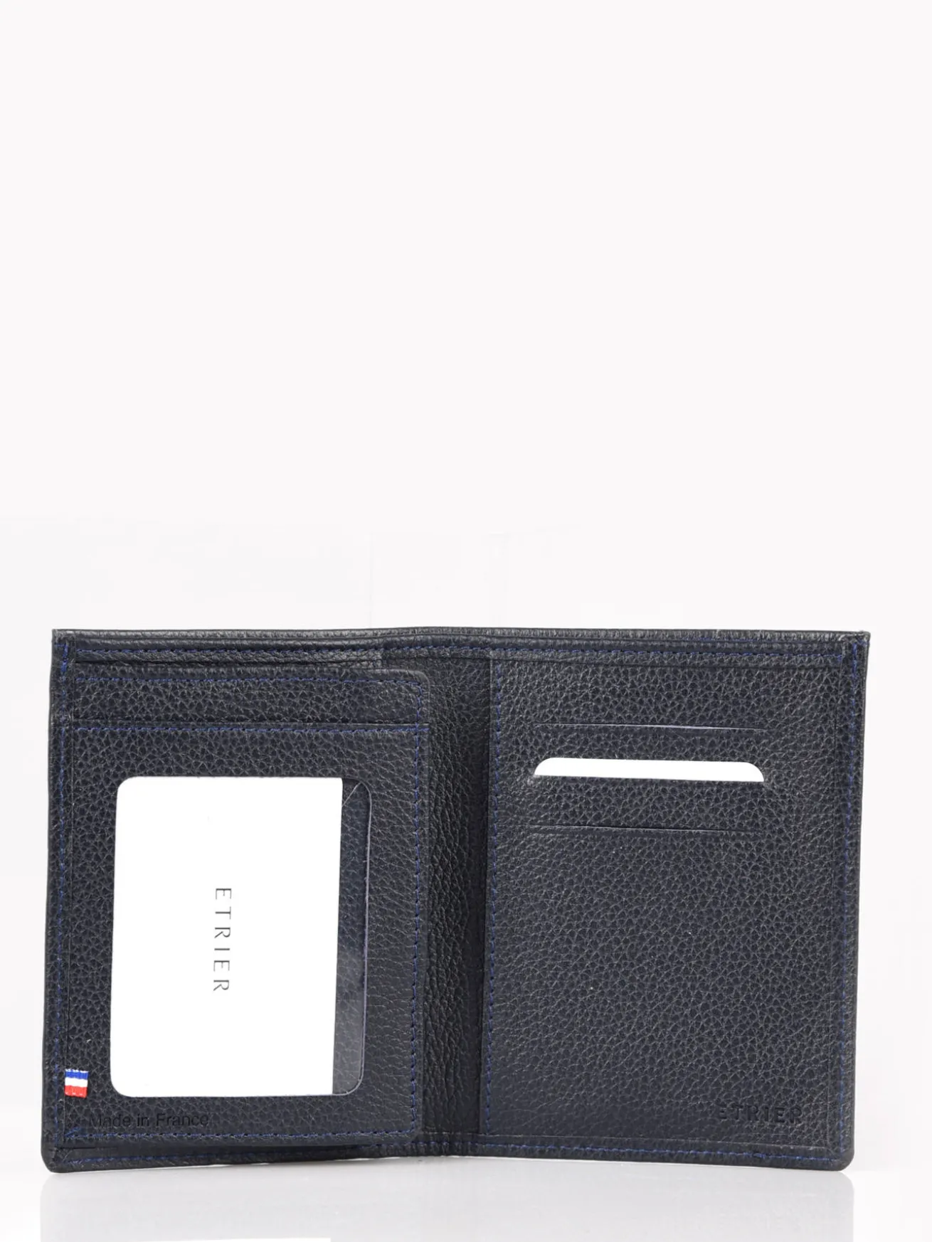 Portefeuille porte-cartes Madras cuir ETRIER