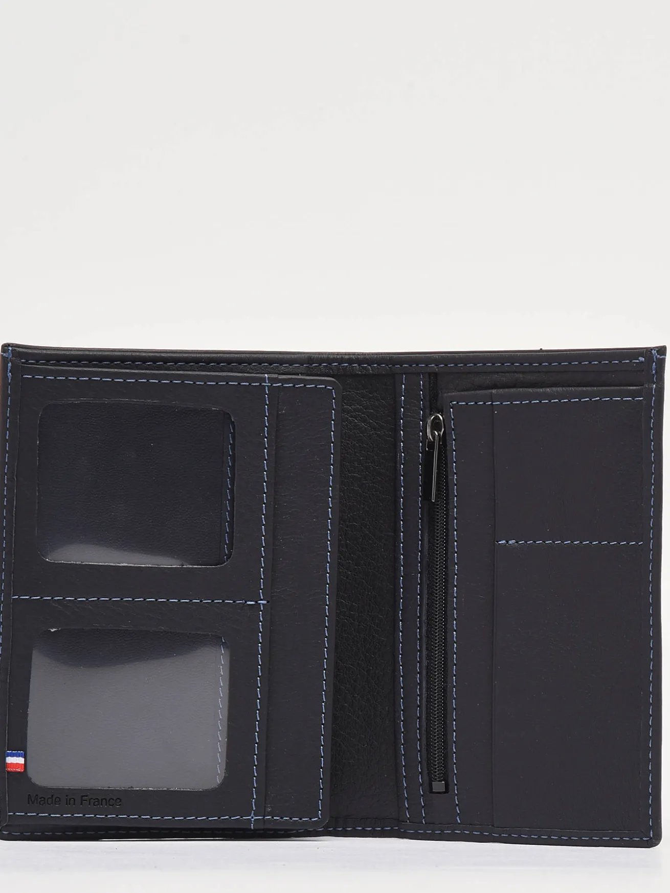 Portefeuille porte-monnaie Paris cuir ETRIER
