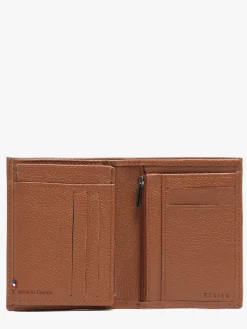 Portefeuille porte-monnaie Madras cuir ETRIER