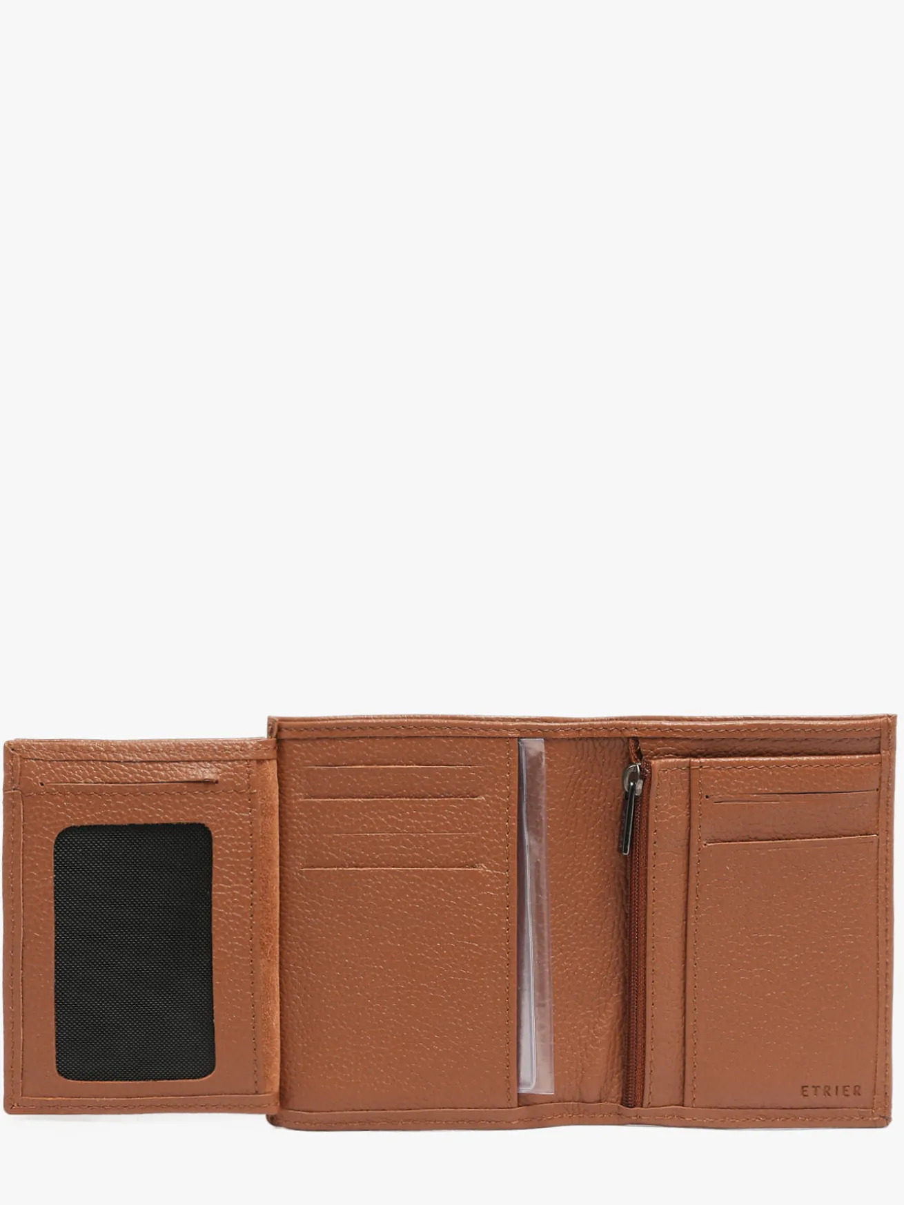 Portefeuille porte-monnaie Madras cuir ETRIER