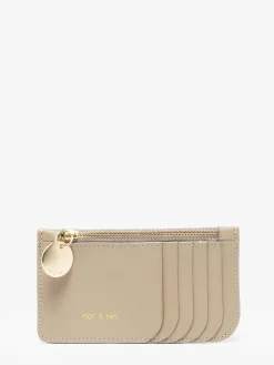 Porte-monnaie Alix cuir NAT ET NIN