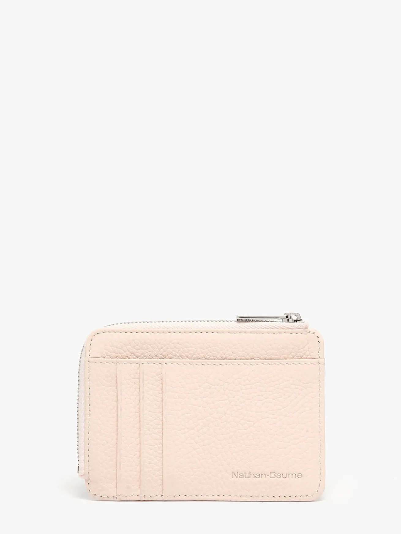 Porte-monnaie avec porte-cartes cuir NATHAN BAUME