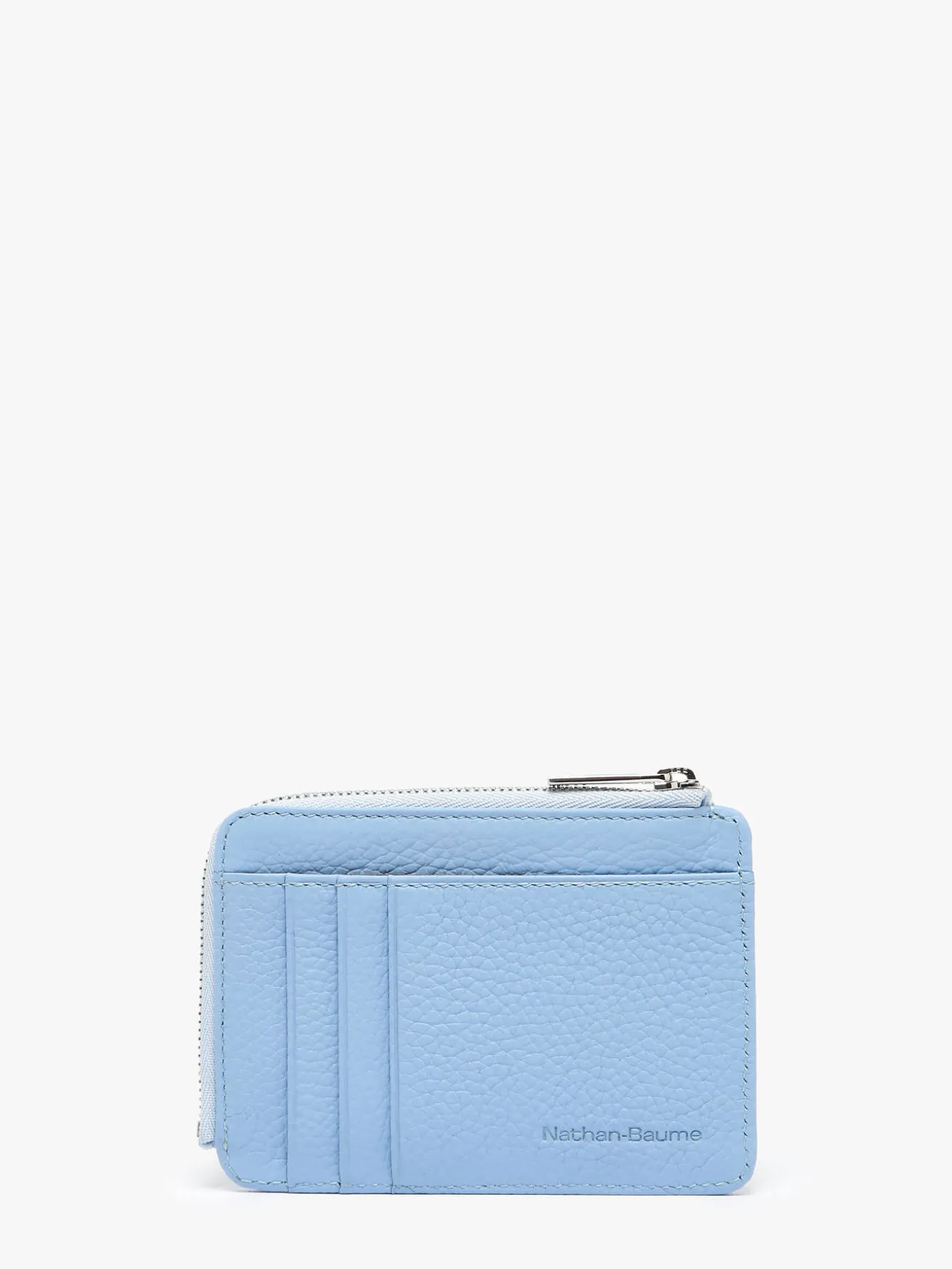 Porte-monnaie avec porte-cartes cuir NATHAN BAUME