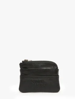 Porte-monnaie cuir BASILIC PEPPER