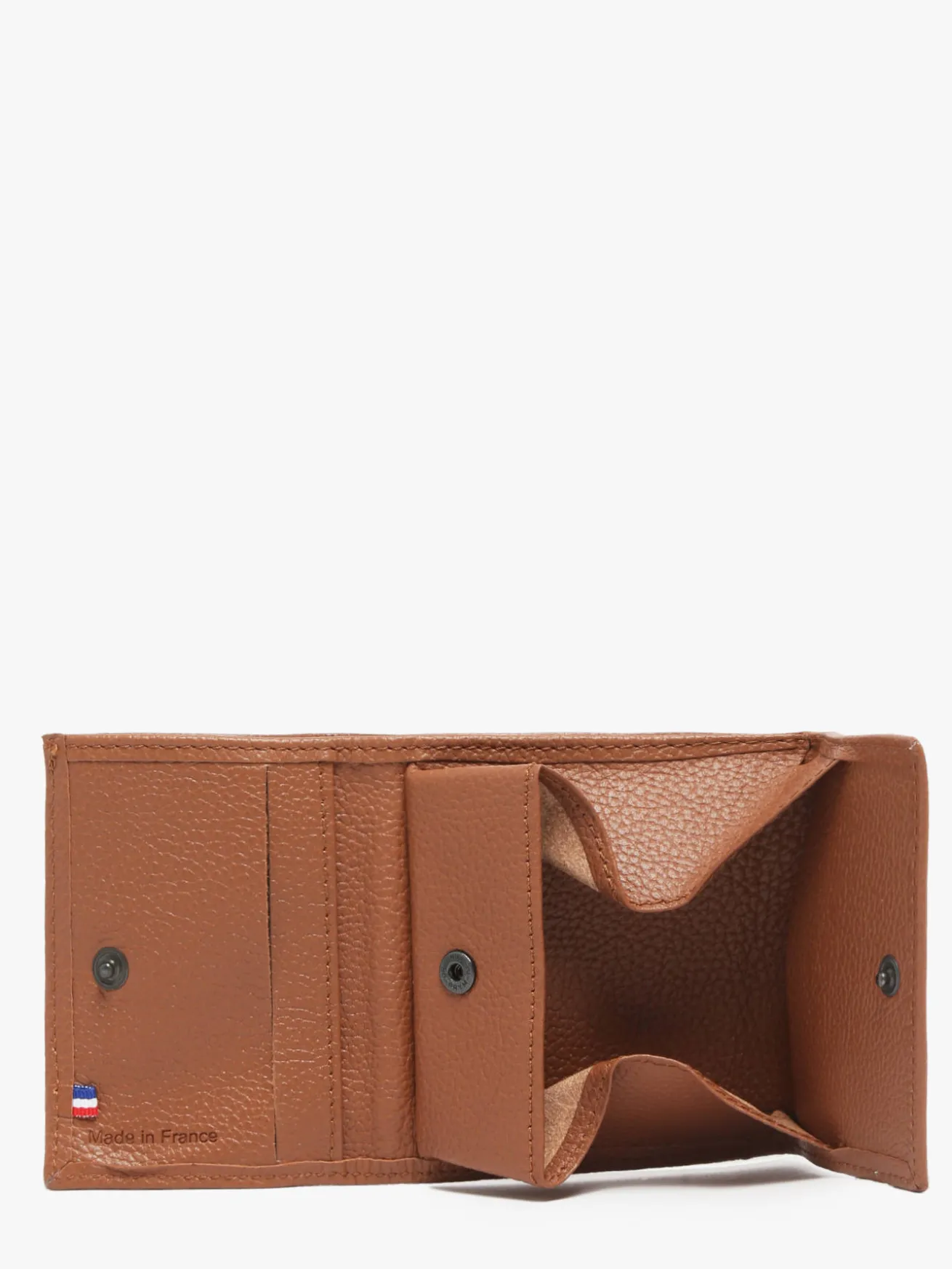 Porte-monnaie Madras cuir ETRIER
