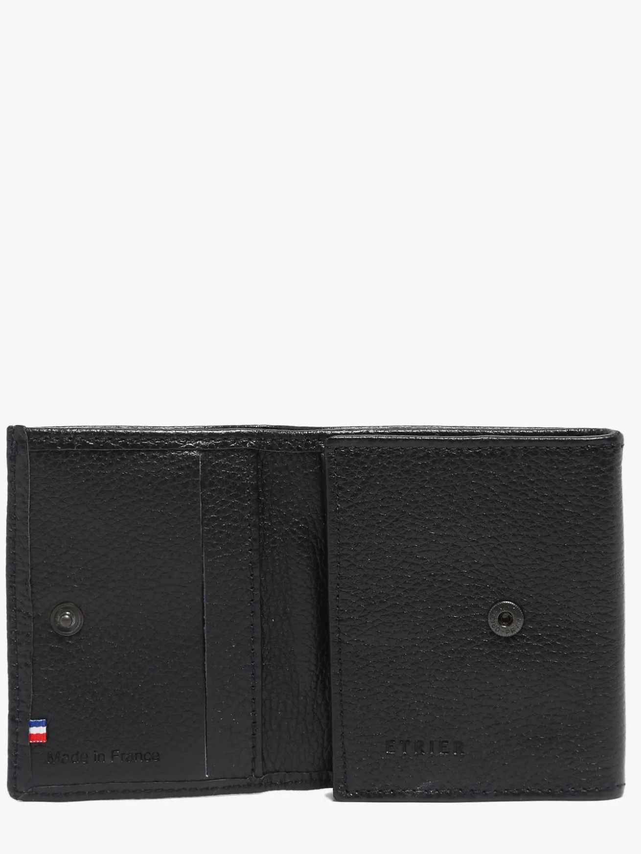 Porte-monnaie Madras cuir ETRIER