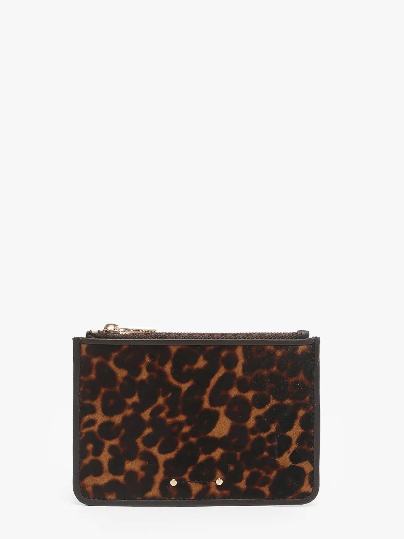 Porte-monnaie Othilia Léopard cuir VANESSA BRUNO