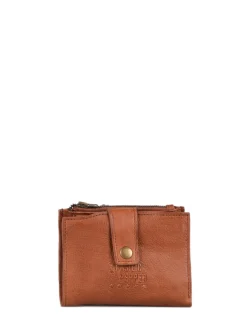 Porte-monnaie porte-cartes cuir BASILIC PEPPER