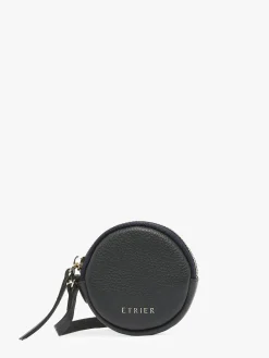 Porte-monnaie rond Tradition cuir ETRIER
