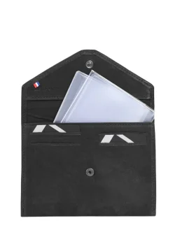 Porte-papiers Etincelle nubuck cuir ETRIER
