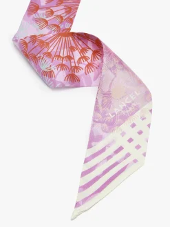 Ruban de soie Feux d'Artifice 82x5,5cm LANCEL