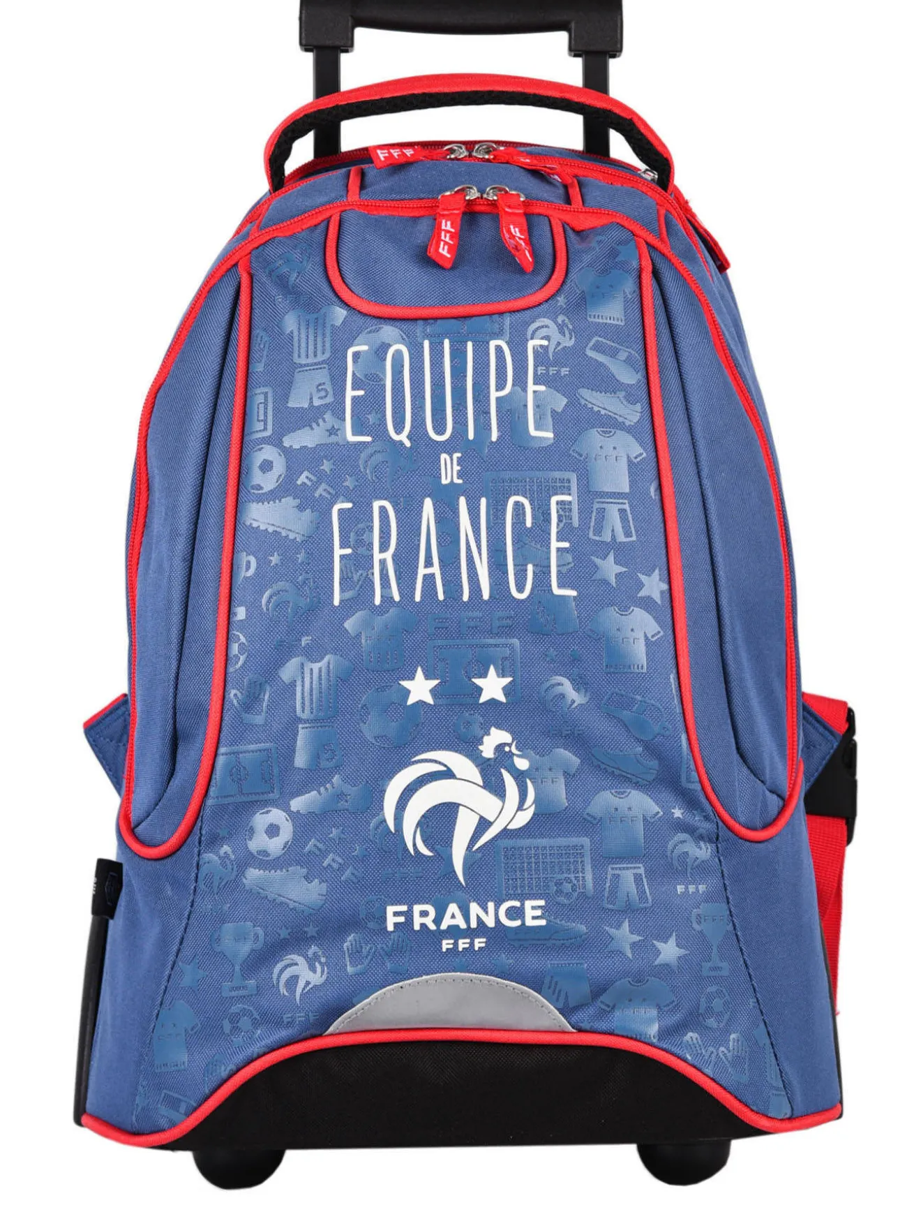 Sac à dos à roulettes 2 compartiments FEDERAT. FRANCE FOOTBALL