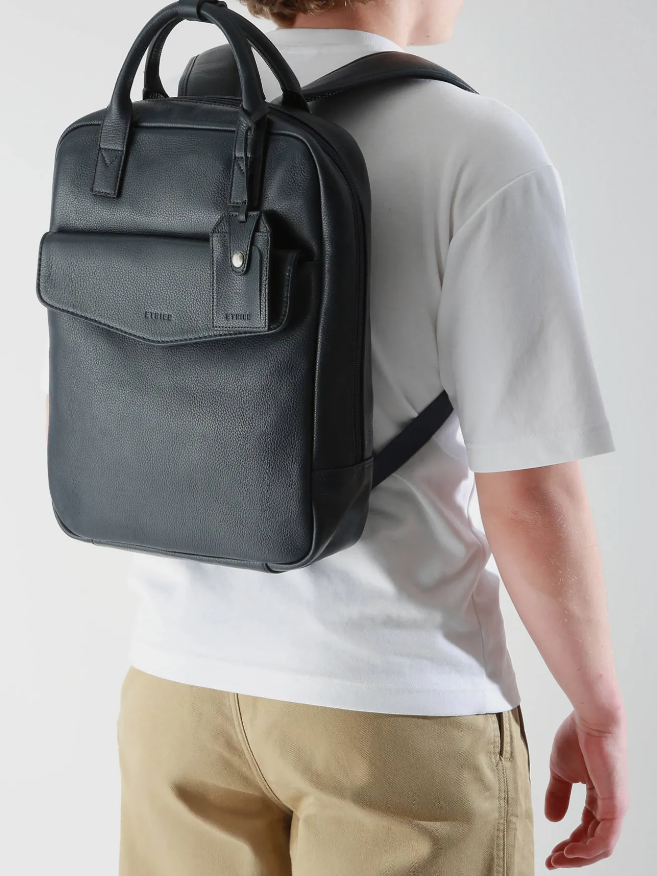 Sac à dos business Flandres 1 compartiment cuir ETRIER
