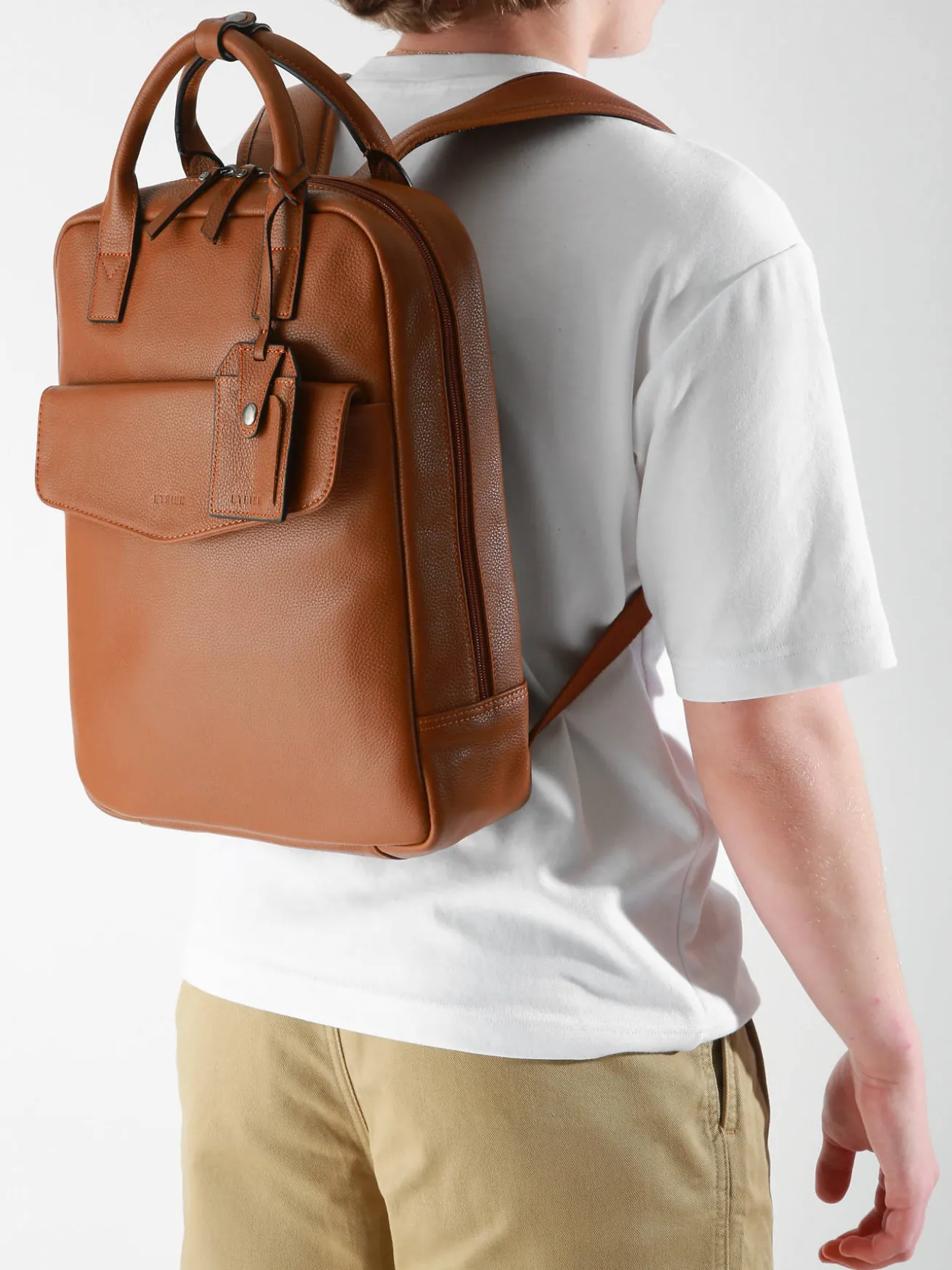Sac à dos business Flandres 1 compartiment cuir ETRIER