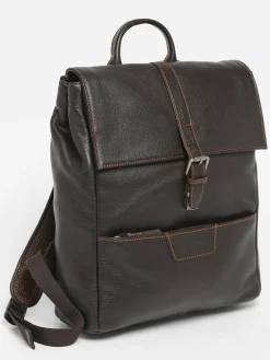 Sac à dos business Foulonné 2 compartiments cuir ETRIER