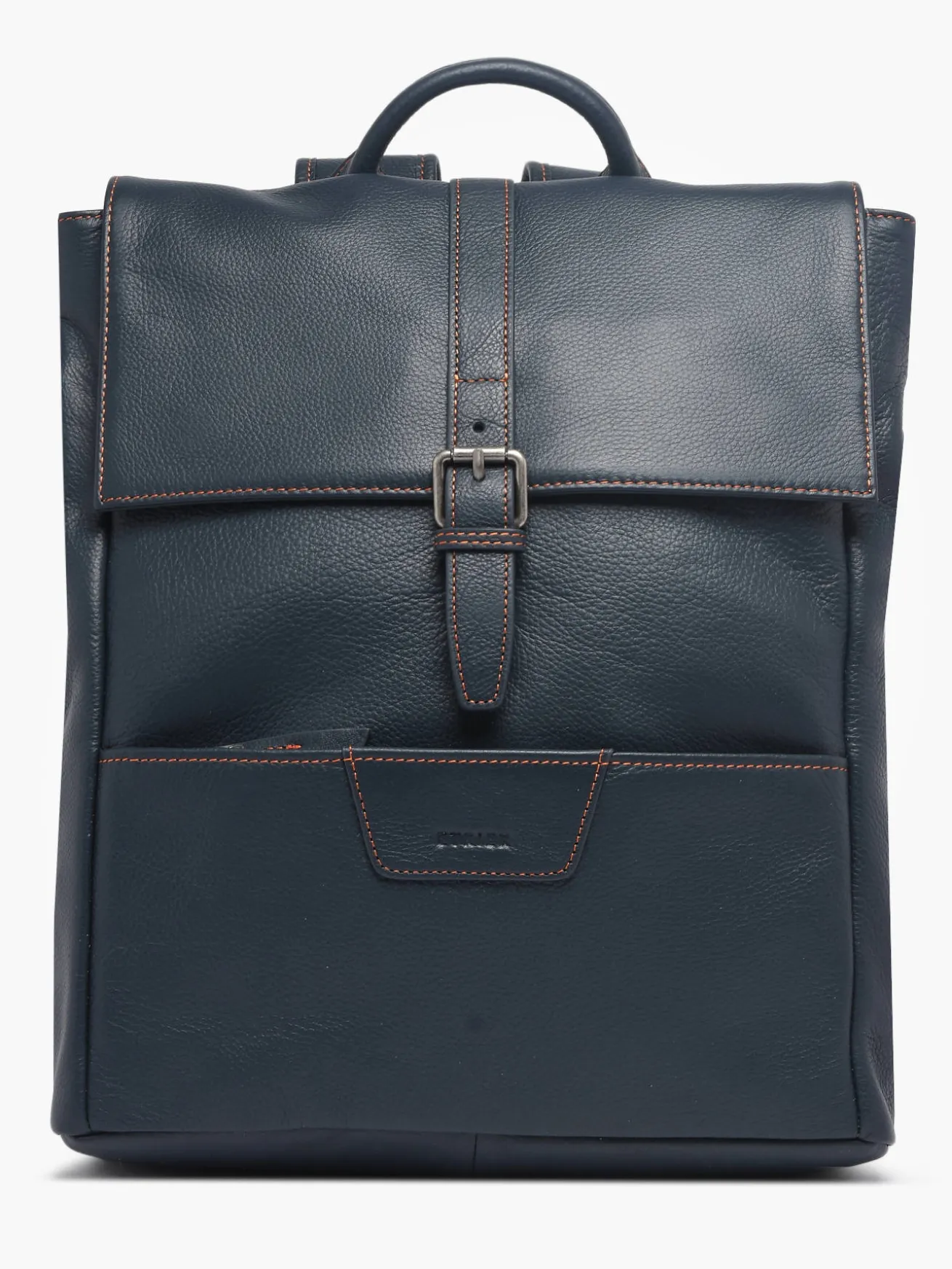 Sac à dos business Foulonné 2 compartiments cuir ETRIER