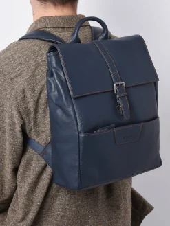 Sac à dos business Foulonné 2 compartiments cuir ETRIER