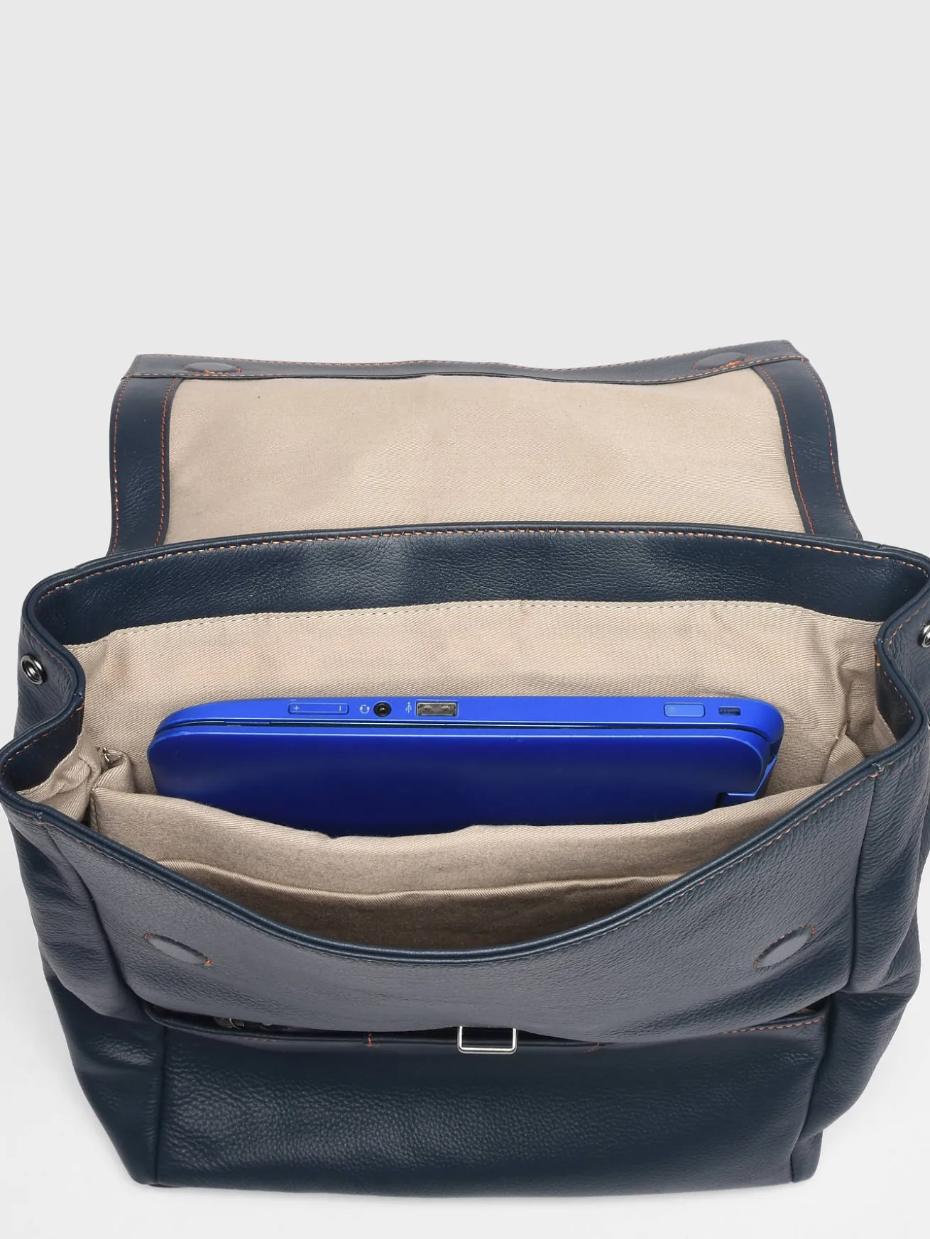 Sac à dos business Foulonné 2 compartiments cuir ETRIER