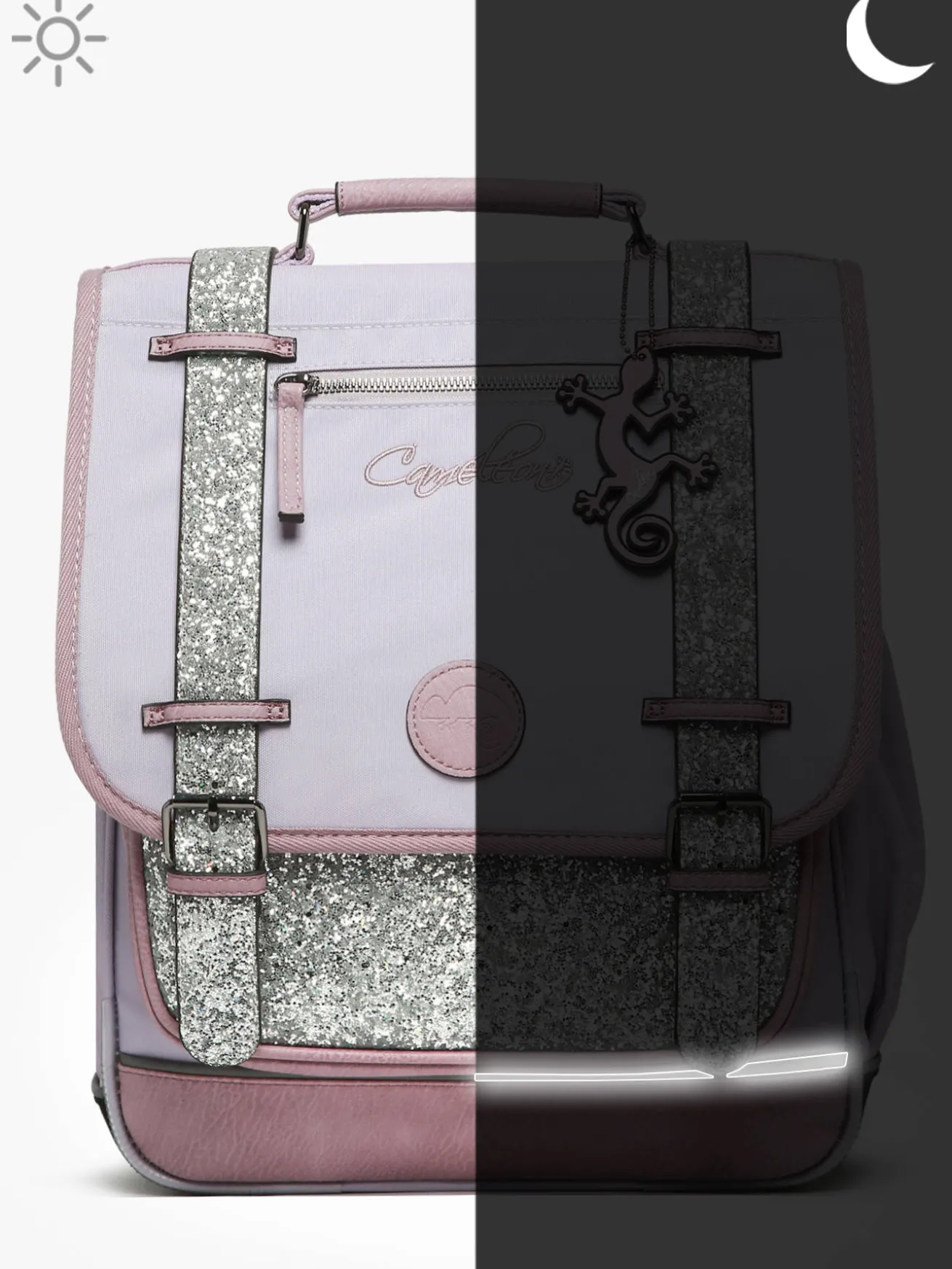 Sac à dos Vintage Fantasy 2 compartiments CAMELEON