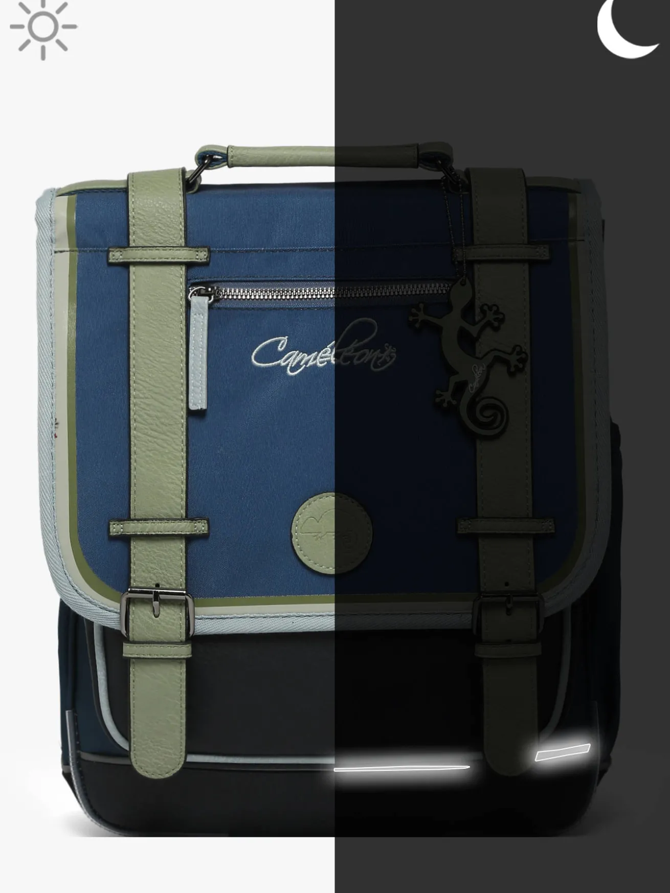 Sac à dos Vintage Urban 2 compartiments CAMELEON