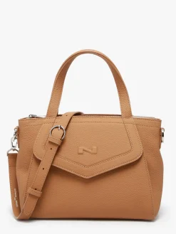 Sac à main Cacao cuir NATHAN BAUME