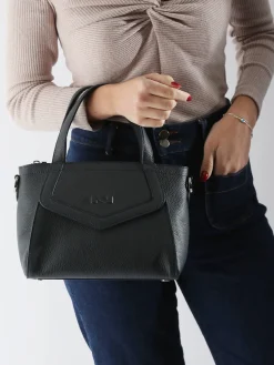 Sac à main Cacao cuir NATHAN BAUME